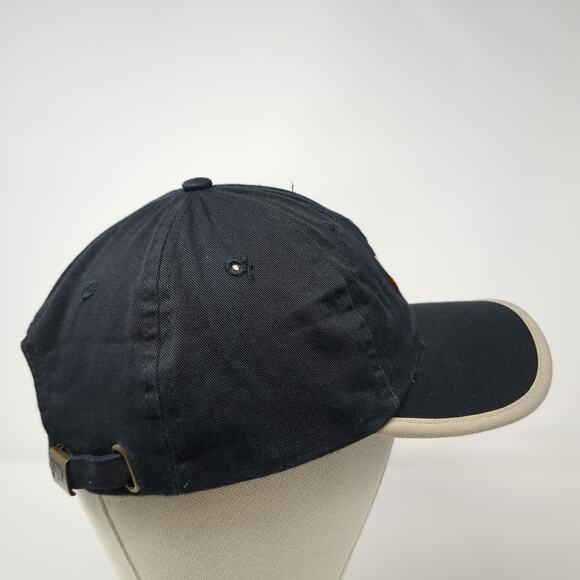 Budget Slideback Baseball Cap Black One Size Adjustable Embroidered Toppers - Picture 5 of 9